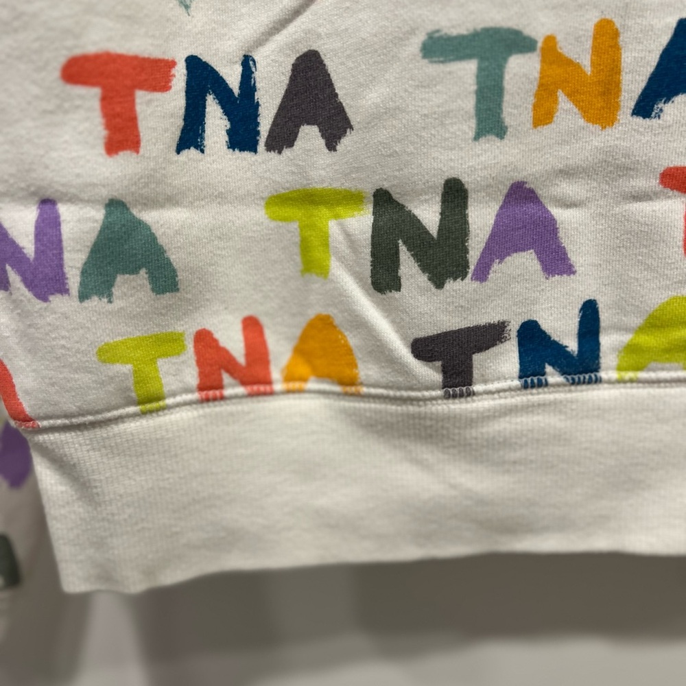 TNA Zippered Hoodie With Graphic Logo Print - Picture 11 of 16